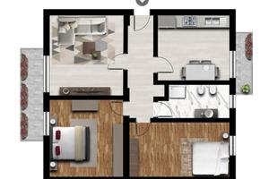 LUMINOSO APPARTAMENTO CON DUE CAMERE MATRIMONIALI