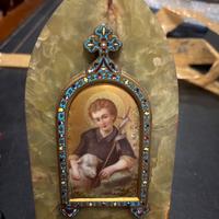 Icona religiosa in pietra