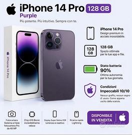 Iphone 14 Pro 128gb purple