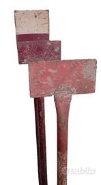 3 paline in ferro per collimare usate