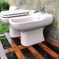 Sanitari ideal standard rosa cipria  anni '80