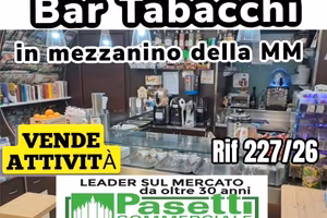 BAR TABACCHI in mezzanino della metropolitana M2
