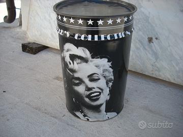 Fustino puff vintage anni '80 con Marilyn Monroe