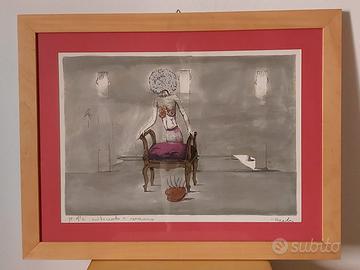 Sergio Vacchi "La piscina di Elena" p.d.a.