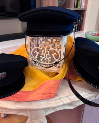 Lotto 3 Cappelli Berretti Vintage VV.UU. Torino