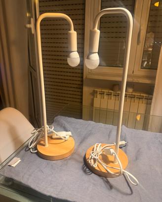 Coppia lampade da comodino