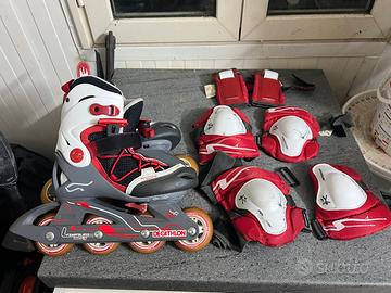 Pattini a rotelle 2 paia Decathlon