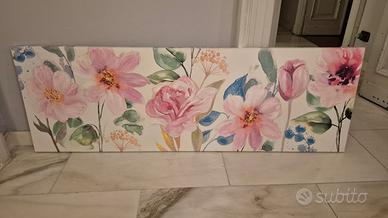 quadro floreale sopra-letto