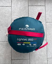Sacco a pelo da trekking Ferrino compatto  950 gr