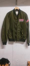 bomber verde usato poco H&M TG 52