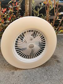 2 lampade a led con ventilatore  interno 