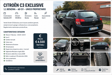 CITROEN  C3 EXCLUSIVE