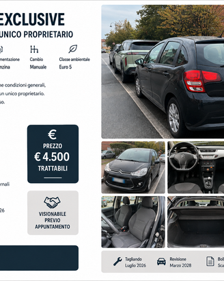 CITROEN  C3 EXCLUSIVE