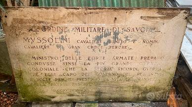 Rara Lapide commemorativa