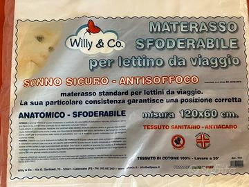 Materasso per lettino da viaggio Willy & Co.