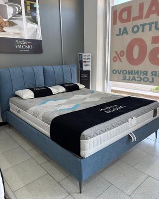 Letto contenitore + Materasso Falomo Top Feel