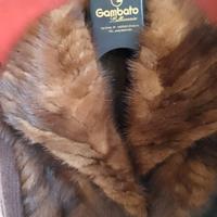 Giaccone in codine di visone