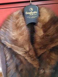 Giaccone in codine di visone