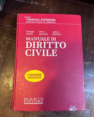 Manuale di diritto civile – Chiné Fratini Zoppini 