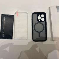 cover + vetro iphone 15 pro max