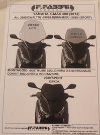 PARABREZZA ALTO FABBRI 2985/EX YAMAHA XMAX 250/400