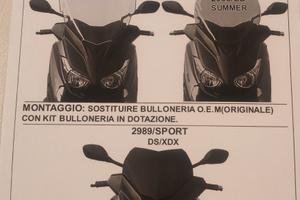 PARABREZZA ALTO FABBRI 2985/EX YAMAHA XMAX 250/400
