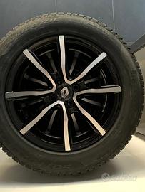 4 gomme montate su cerchi originali renault diaman