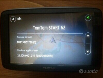 Navigatore per Auto --TOMTOM mod. START 62-- agg