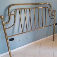 testata letto in ottone