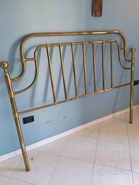 testata letto in ottone