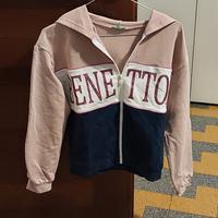 felpa zip cotone elasticizzato tg. 11-12anni Benet