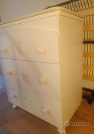 Cassettiera con vasca