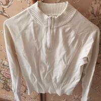 Pullover dolcevita panna Arkedia – taglia S – lana