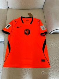 Maglia olanda 26 con patch ufficiali