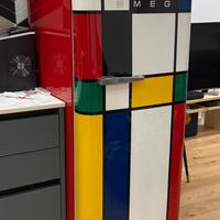 Frigorifero Smeg Decorato Speciale Mondrian