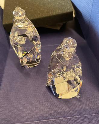 2 re magi presepe swarovski