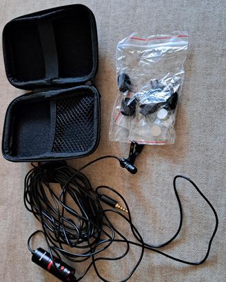 microfono levalier per blogger, interviste, clip