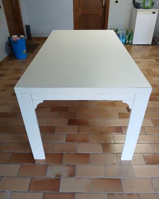 Tavolo fatto a mano stile shabby chic