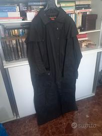 trench uomo nero lungo