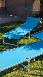 2 Lettini Alluminio Richiudibili Antiruggine Top