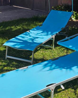 2 Lettini Alluminio Richiudibili Antiruggine Top