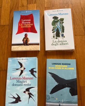4 libri Marone nuovi da libreria