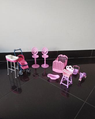 accessori Barbie famiglia 