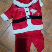 vestito Babbo Natale 18 mesi 