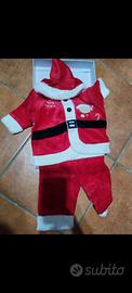 vestito Babbo Natale 18 mesi 