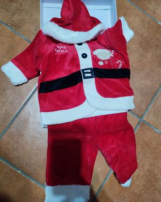 vestito Babbo Natale 18 mesi 