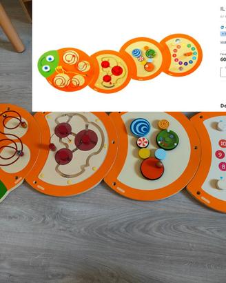 Giocattoli e pannelli gioco per bambini