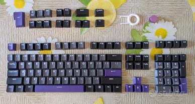 Keycaps PBT Double Shot Cherry US 124 tasti