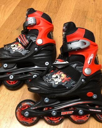 Pattini in-linea ROCES COMPY 6.0 BOY black-red