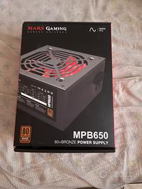 Alimentatore Mars Gaming 650W Bronze 80 Plus